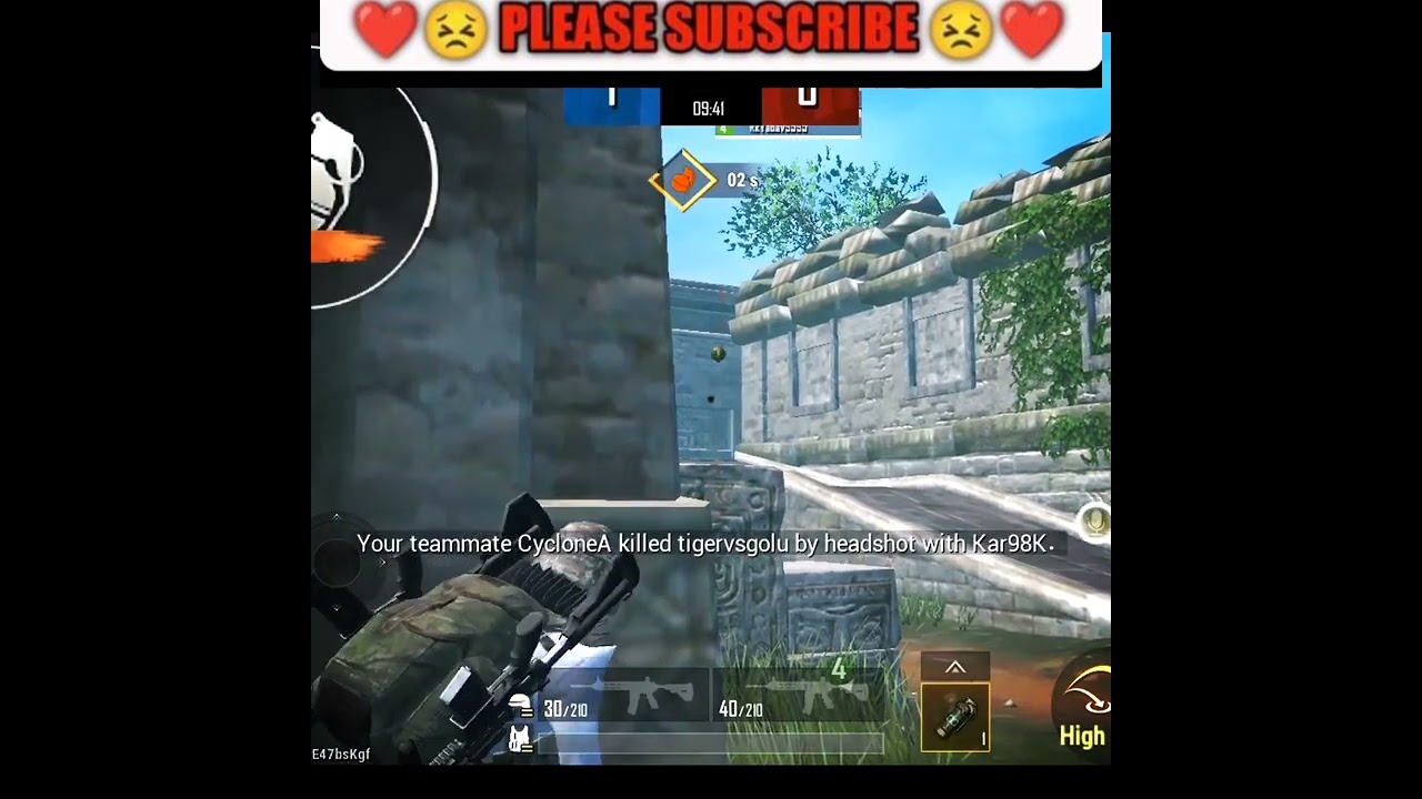 1v3 clutch with nade+M4 😍😍😍 like 