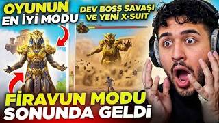 ANTİK GİZEM FİRAVUN MODU SONUNDA GELDİ!! 😱30 SANİYEDE BOSS KESTİK! PUBG Mobile