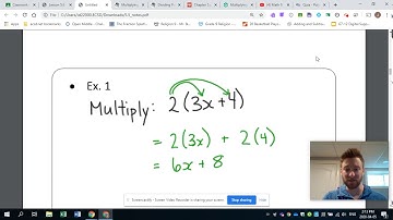 Lesson 5 5   Multiplying & Dividing a Constant and Polynomial (Grade 9)