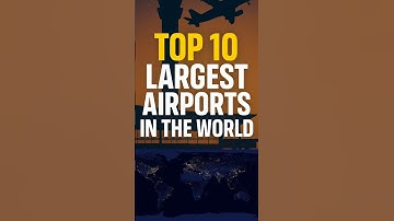 You Won’t Believe How BIG These Airports Are! 🌍✈️ Top 10 Largest Airports by Area