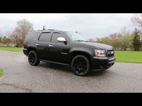 2007 Chevrolet Tahoe LTZ For Sale~Black~LOADED~Navi~DVD~22" Wheels