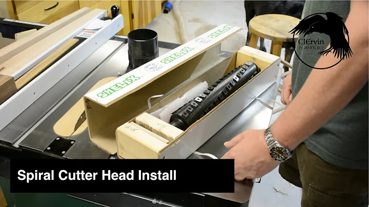 Spiral Cutter Head Install on Grizzly 15" Planer