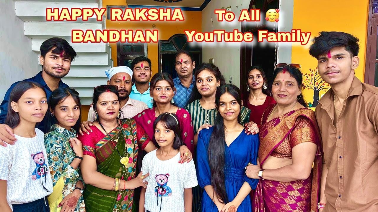 Raksha Bandhan Celebrating Video 2025 🥰🎉🥳 / Rakhi Vlog / Lucknow Vloger / 