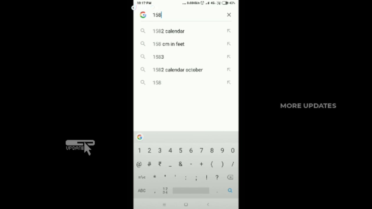 MORE UPDATES : IN 1582 OCTOBER MONTH CALENDAR AFTER 4 THERE IS 15 IT IS FAKE NEWS OR REAL NEWS - YouTube