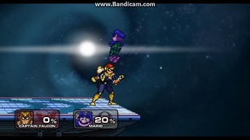 SSF2 C.Falcon Projectile Punch Mod(Glitchy)