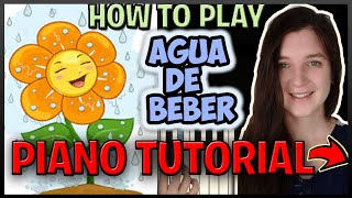 How To Play "AGUA DE BEBER" (Water To Drink) by Jobim - Easy Piano (Synthesia) [Piano Tutorial] [HD]