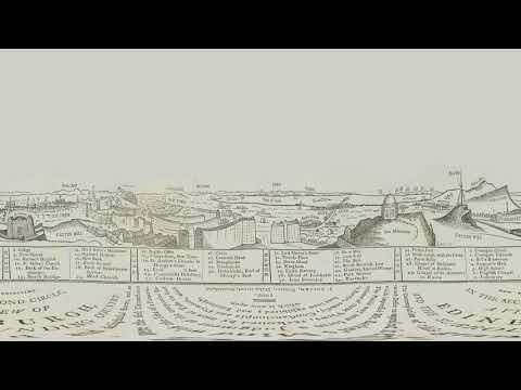 360 Panorama: Edinburgh (1806) by Henry Aston Barker