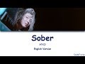 HYO 'Sober (Feat. Ummet Ozcan) Lyrics English Version