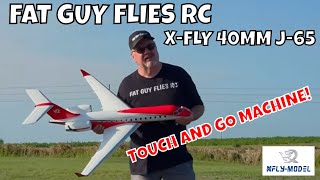 NEW! X-FLY 40MM J-65 TOUCH AND GO MACHINE! by FGFRC #rcjets
