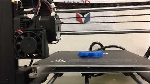 Monoprice 13860 3D Printer -  SD Card Sample #1 (Time Lapse Video)