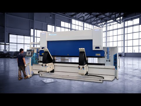 ACCURL 10 Axis CNC Press Brake EURO PRO B40220 with DELEM DA69T and Front Sheet CNC Followers