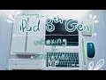 iPad 8th Gen With Engraving UNBOXING 2021 + Apple pencil , paper-like & accessories | MY