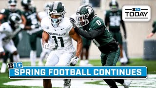 Spring Football Continues; Previewing the NFL Draft | B1G Today