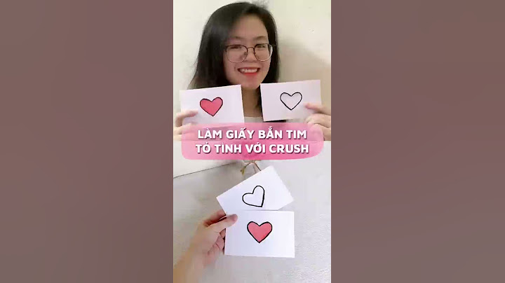 Cách tỏ tình với crush bằng giấy bắn tim #Shorts