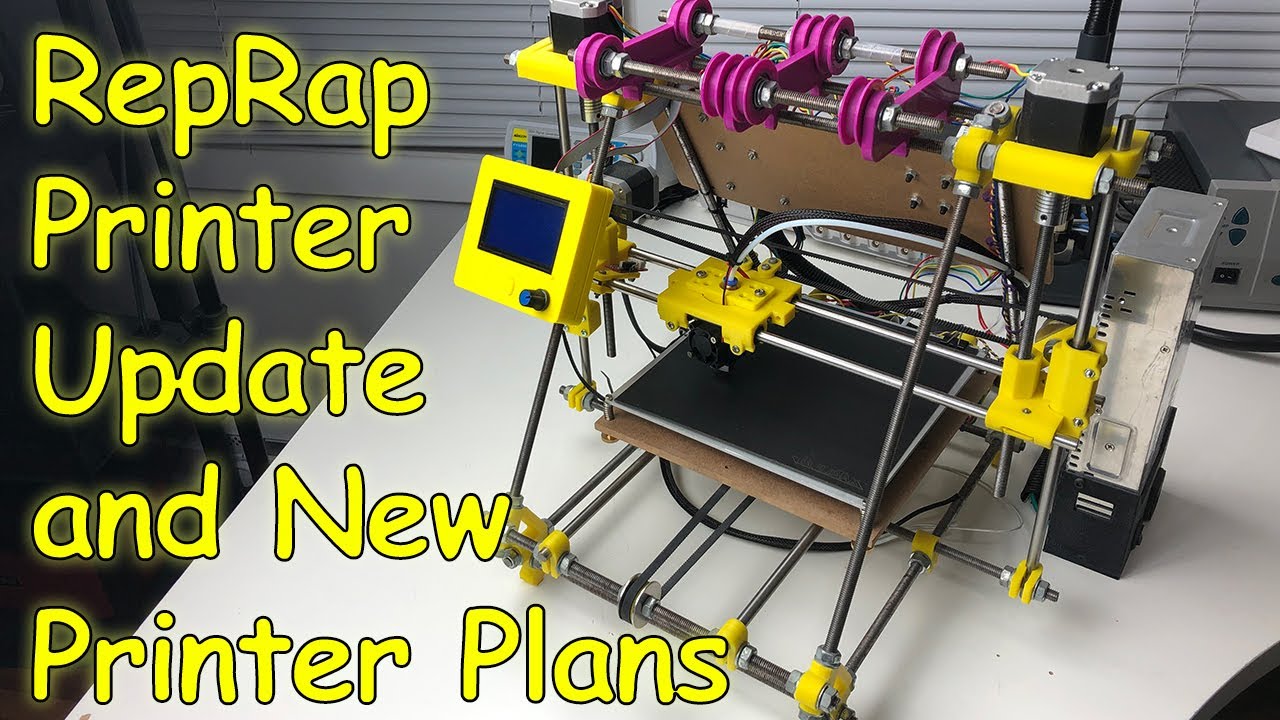 DIY RepRap Printer Update and New Prusa Bear Printer Plans - YouTube