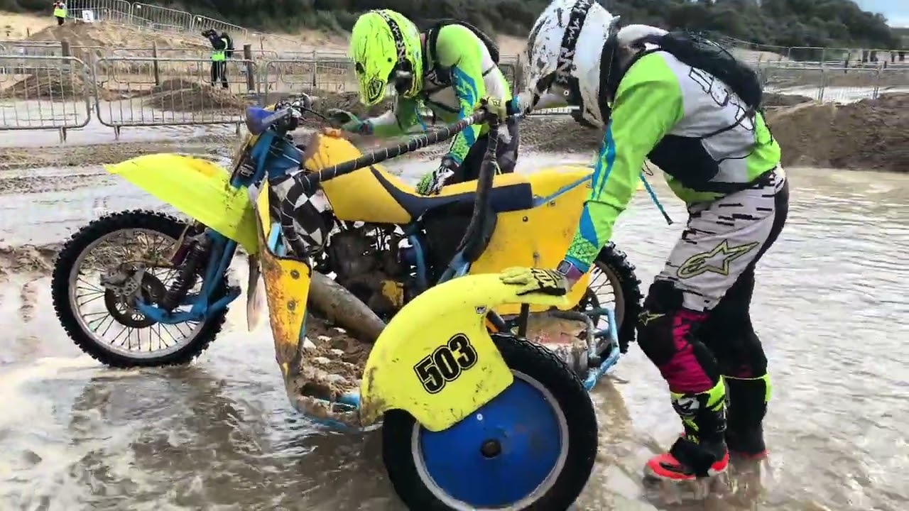 Weston beach race 2024 quad and sidecar