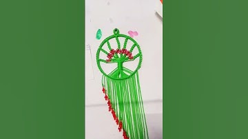 Macrame simple and beautiful "tree of Life" Wall Hanging very beautiful#shorts