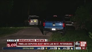 Pinellas block shut down for potentially explosive meth lab situation