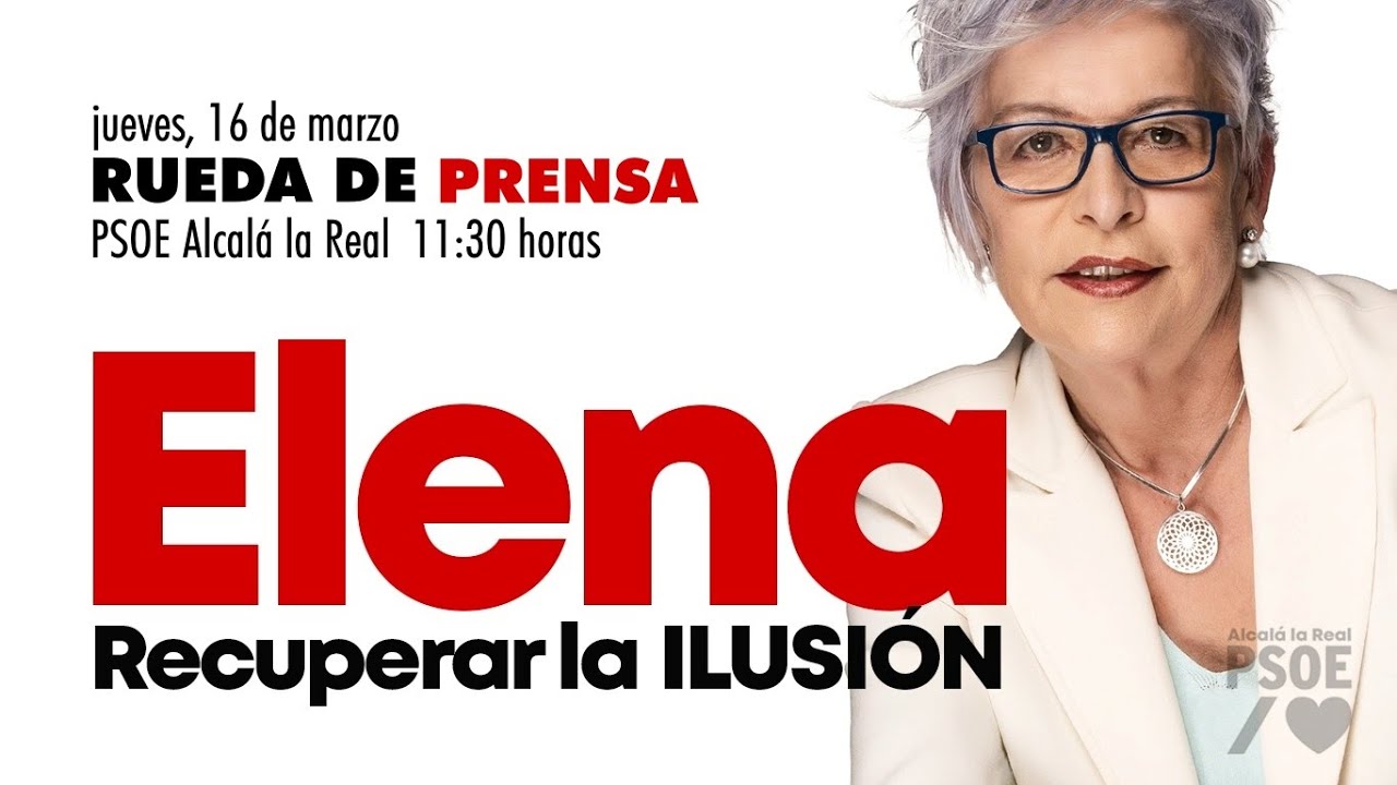 Rueda prensa PSOE Alcalá la Real 16 marzo 2023