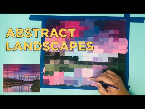 Abstract Landscapes Inspired by Alma Thomas