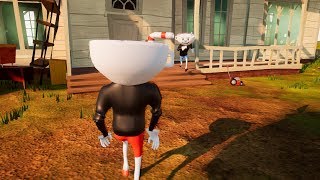 Hello Neighbor THIRD PERSON CUPHEAD