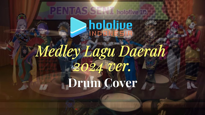 Indonesian Folk Music Medley 2024 Ver. - hololive ID || DRUM COVER