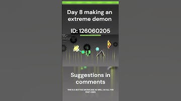 Day 9 making an extreme demon #geometrydash #gdupdate #gd #geometrydashshowcase #game #music #gaming