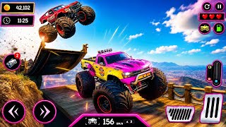 Monster Truck Crash & Mega Ramp Stunts 🚛 Insane Flips Challenge | Android Gameplay screenshot 2