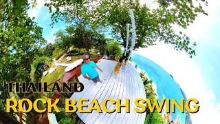 Phukets Scenic Rock Beach Swing: Swing into Serenity ?️?