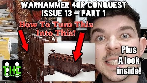 Building Your Munitorum Armoured Container Warhammer 40k: Conquest Issue 13 part 1