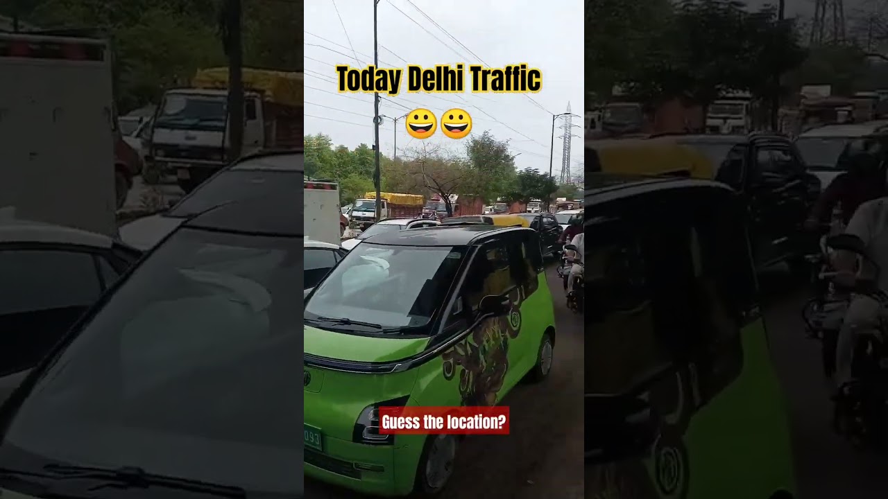 Today Heavy Traffic in Delhi | Delhi Traffic Update | Delhi Traffic Due to Rain