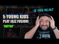 5 kids from indonesia play jazz fusion sketsa  an old musician reacts