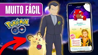 GANHE FÁCIL do Giovanni no Pokémon GO! Dicas para DERROTAR o Giovanni! Groudon Shadow!