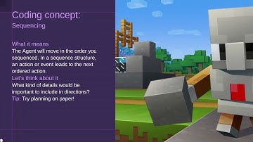 Lesson 1 Minecraft Coding Fundamentals Basic Moves and the Agent