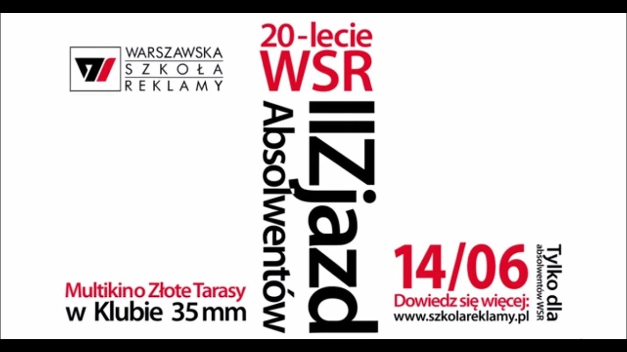 20 lecie WSR reklamówka reklamasi jakarta