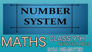 Number system class 9th new semester syllabus 😱 watch till end #reading #viral #education #learning 