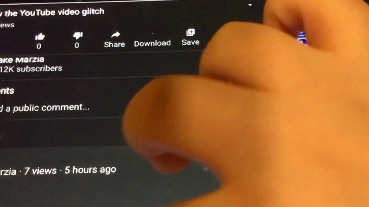 Worst YouTube Glitch Yet. #SchoolUnblockUploads