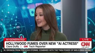 Hollywood fumes over new "AI" Actress