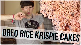 OREO RICE KRISPIE CAKES