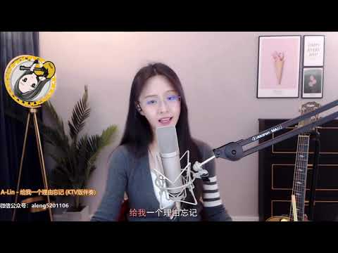 阿冷aleng《給我一個理由忘記》 原唱A lin【動態歌詞Lyrics】  1