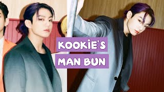 Your Daily Dose of Jungkook's Man Bun and Ponytail