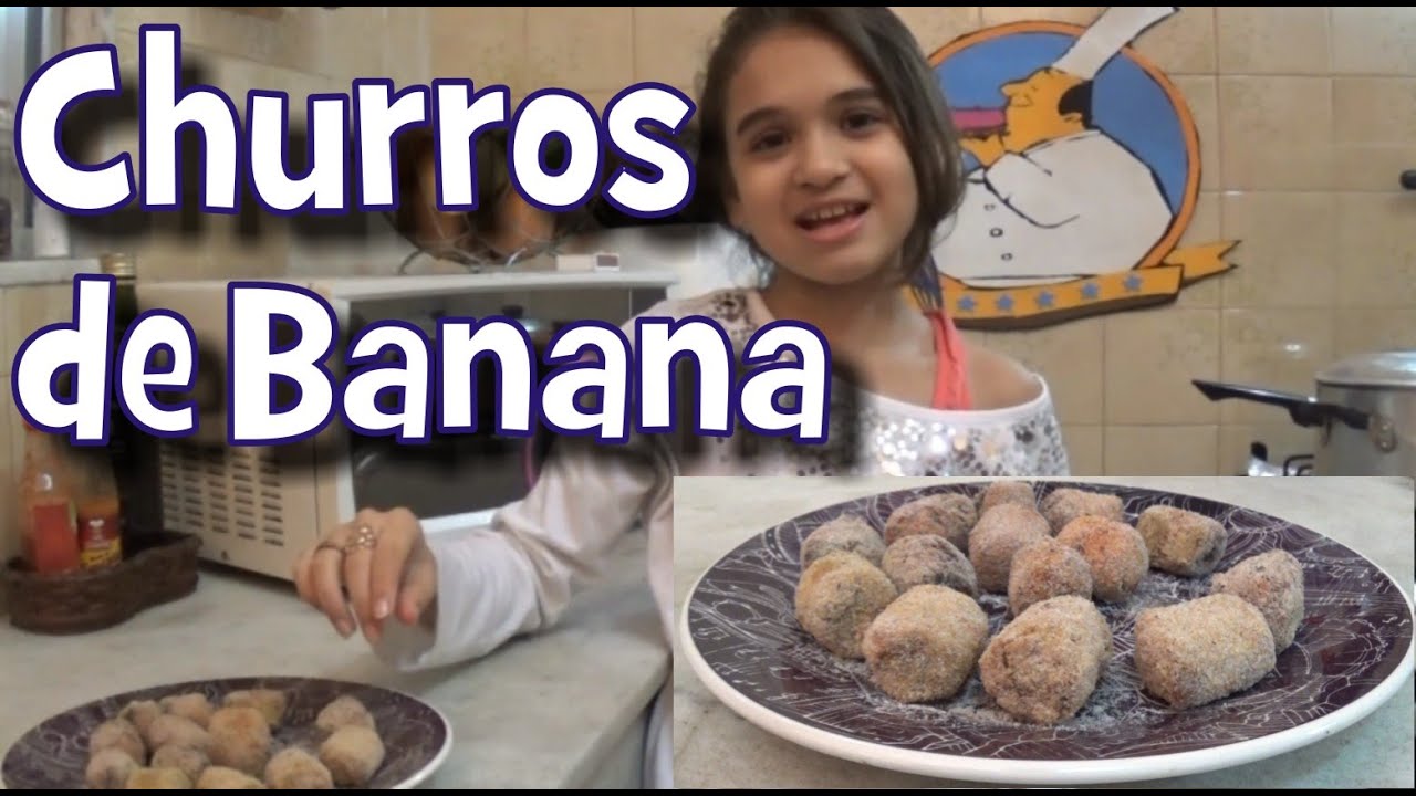 COMO FAZER CHURROS DE BANANA