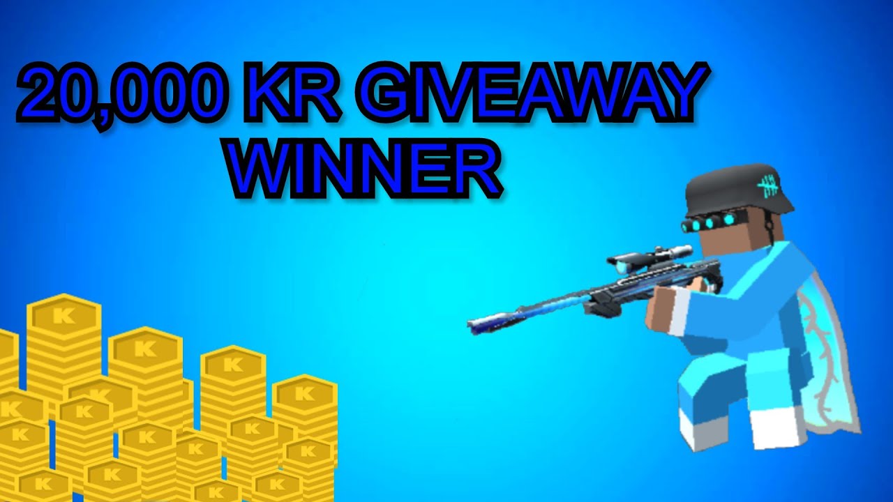Krunker.io 20,000KR Giveaway (WINNER)