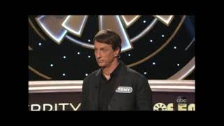 Wheel of Fortune Bonus Round segment -- Tony Hawk plays for charity