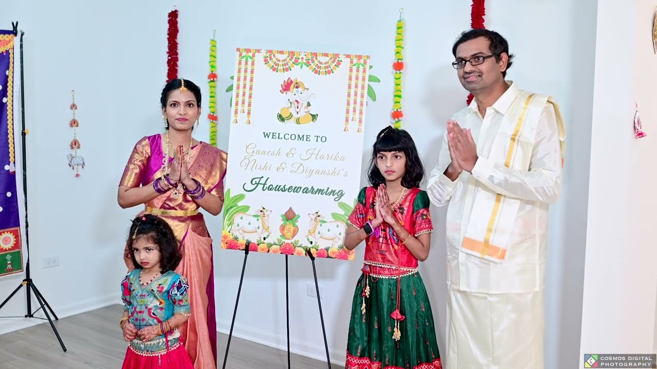 House Warming Ceremony | Ganesh & Harika | Chicago IL 
