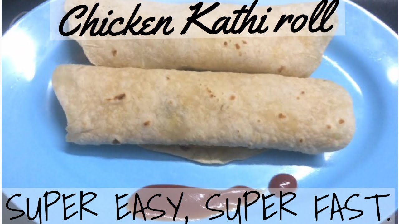 CHICKEN KATHI ROLL! CHICKEN FRANKIE! YUMMY INDIAN RECIPE! | Cooking With Rupa