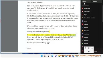 Fix NordLayer not connecting/working on Windows/macOS/Linux/iPhone/iPad/Android