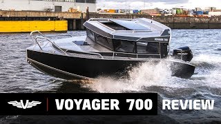 Обзор VOYAGER 700 CABIN - лодка для непогоды и путешествий, англ., суб. // от VBOATS