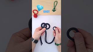 How to Tie 2 Strand Diamond Knot #knot #paracord #shorts