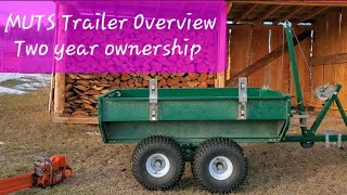 MUTS ATV Trailer Overview Two Year Ownership
